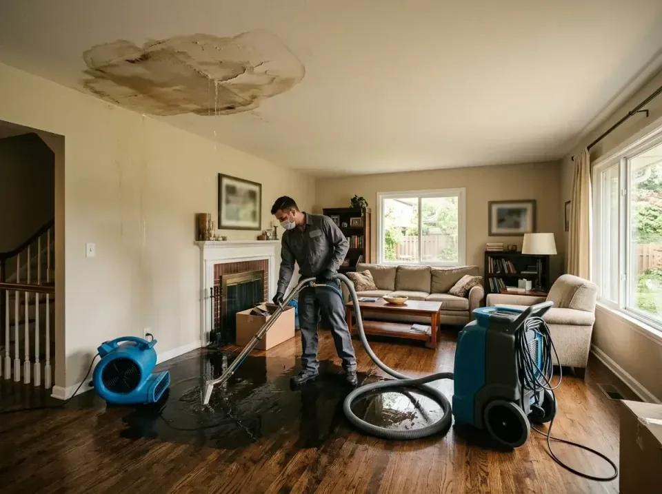 attic-pipe-burst-ceiling-drip-008 — frequently asked questions, Water Damage Restoration & Carpet Care in West Sayville, NY
